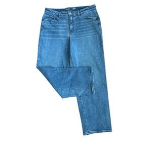 Old Navy Womens OG Loose High Rise Secret Smooth Pockets Denim SZ 14